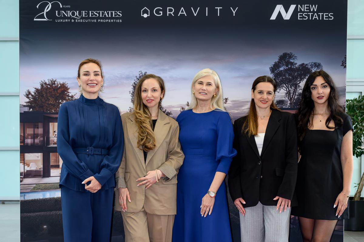 Unique Estates представи Gravity Phase II на елегантен коктейл с 3D mapping изживяване