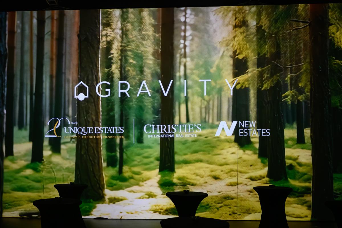 Unique Estates представи Gravity Phase II на елегантен коктейл с 3D mapping изживяване