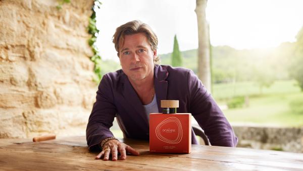 Le Domaine and Brad Pitt: "From Wine to Skin" 