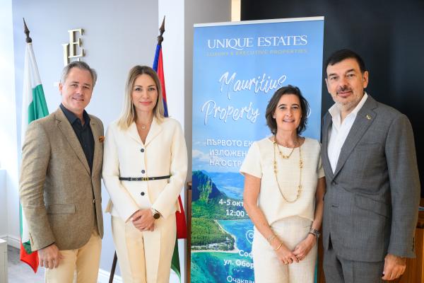 Press conference of Unique Estates and the Honorary Consulate of the Republic of Mauritius in Bulgaria