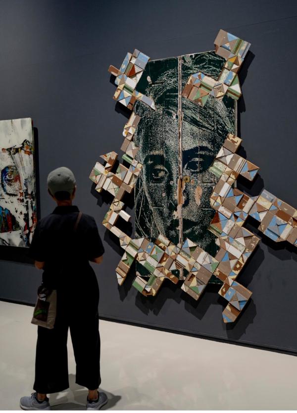 VHILS and contemporary Portuguese art in luxury interiors