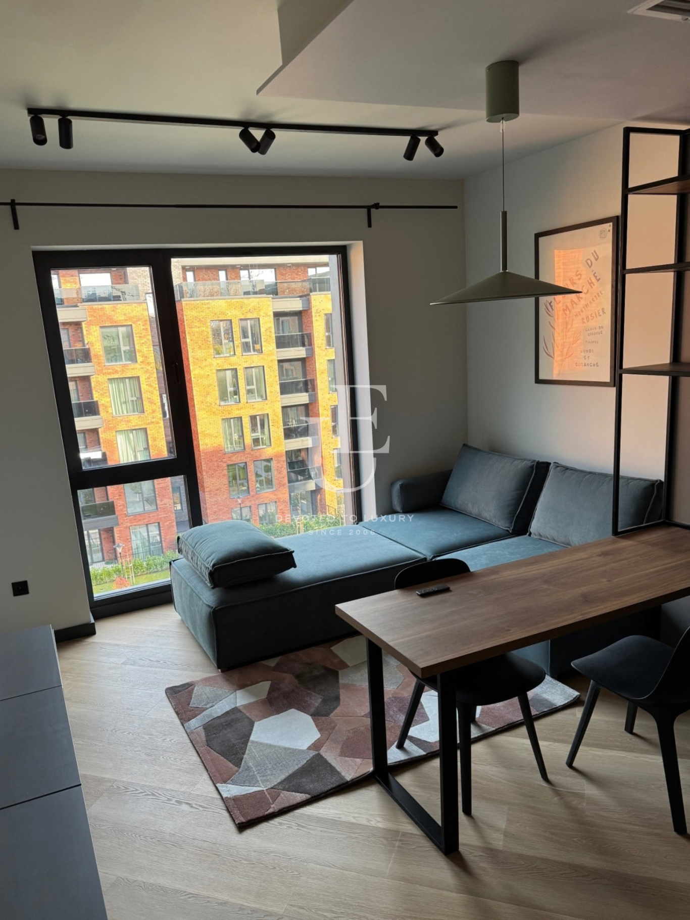 Нов двустаен апартамент под наем в затворен комплекс, кв. Лозенец