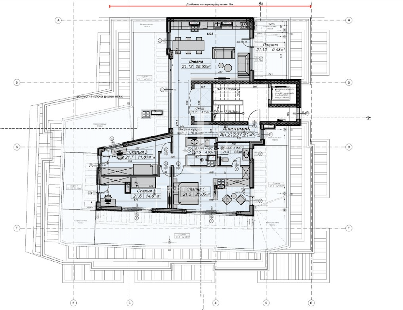 Penthouse for sale in Sofia, Oborishte with listing ID: N28868 - image 1
