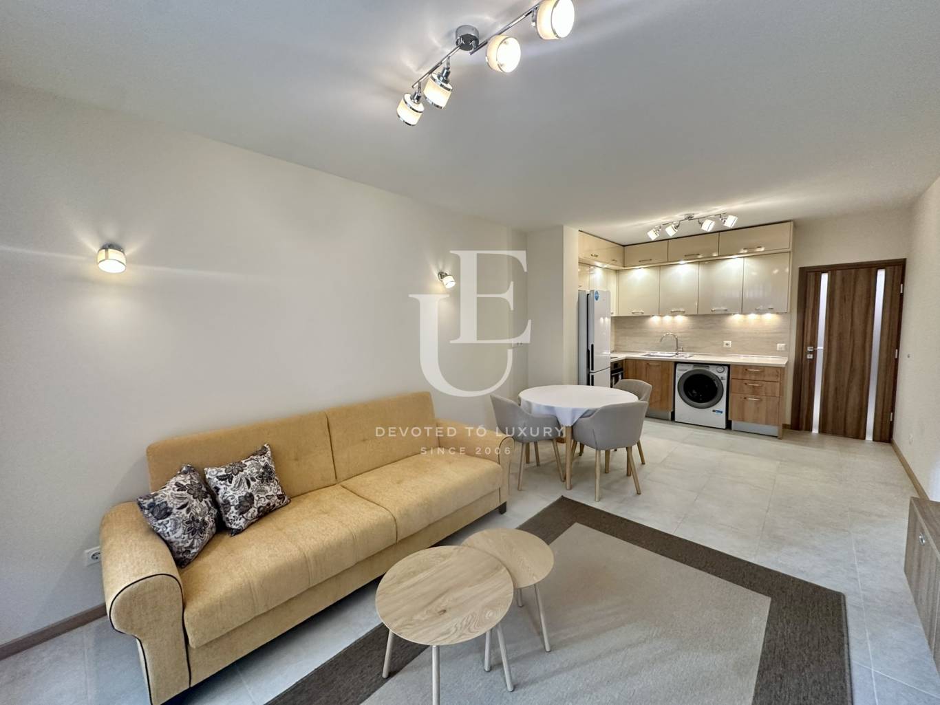 New one-bedroom apartment with parking space for rent