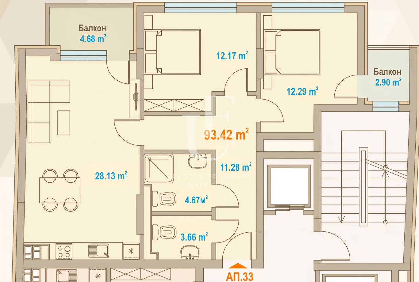 Апартамент за продажба в София, Център - код на имота: K28451 - image 4