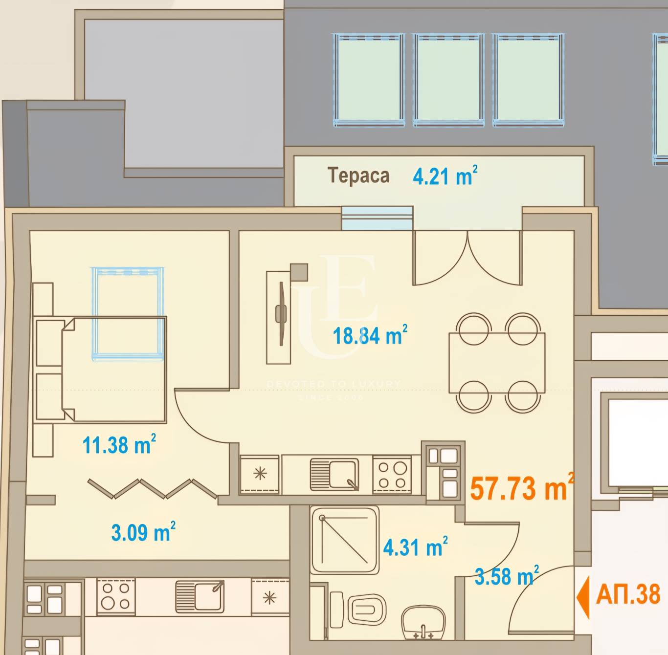 Apartment for sale in Sofia, Downtown with listing ID: K28456 - image 4