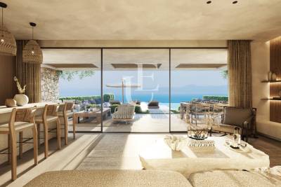 Модерна вила с панорамна гледка в Ханиоти, Халкидики