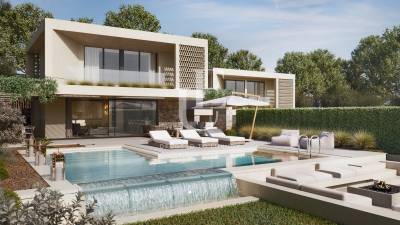 Луксозна вила с гледка към морето и басейн в Ханиоти, Халкидики