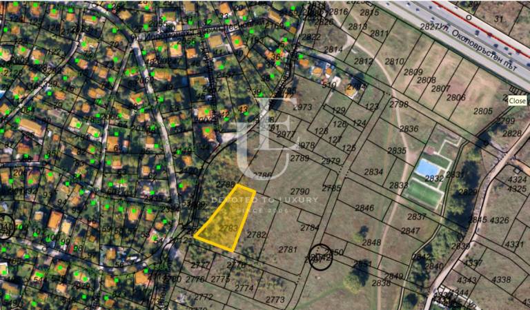 A wonderful plot of land for sale at the foot of Vitosha