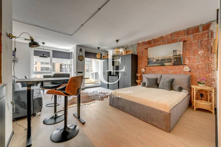 Designer studio for sale in a new building next to metrostation