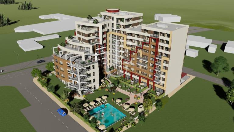 Four-room apartment in a new gated residential complex