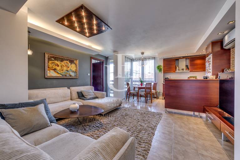 Bright and sunny two-bedroom apartment in Iztok