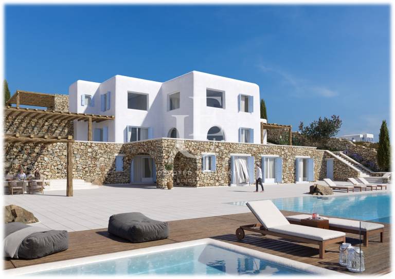 Amazing Mediterranean villa on the island Mykonos for sale