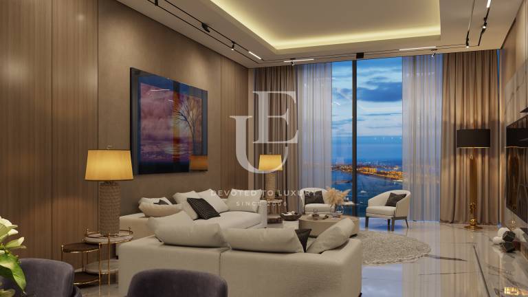 Панорамен апартамент с четири спални в комплекс Sobha SeaHaven