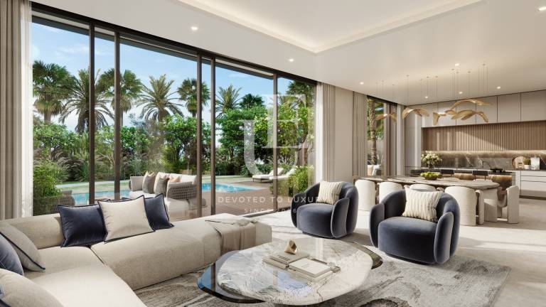 Luxury seven-bedroom family villa in Nad Al Sheba Gardens