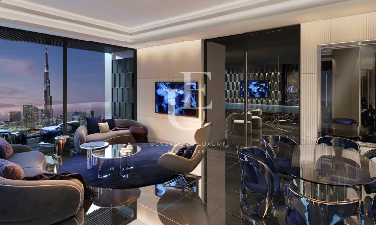 Луксозен апартамент с три спални в Jacob & Co Residences