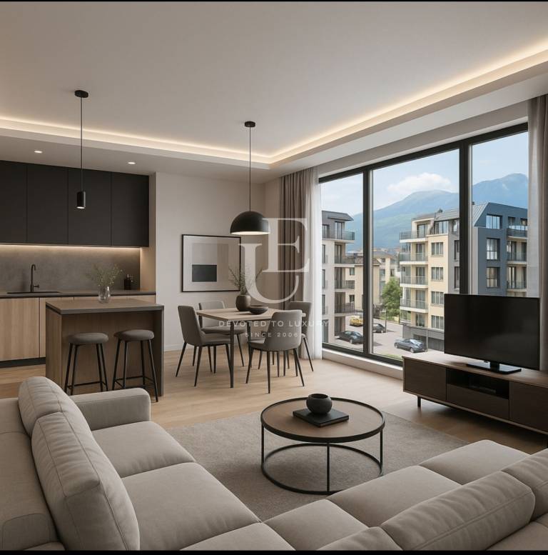 Two-bedroom apartment near Paradise Center