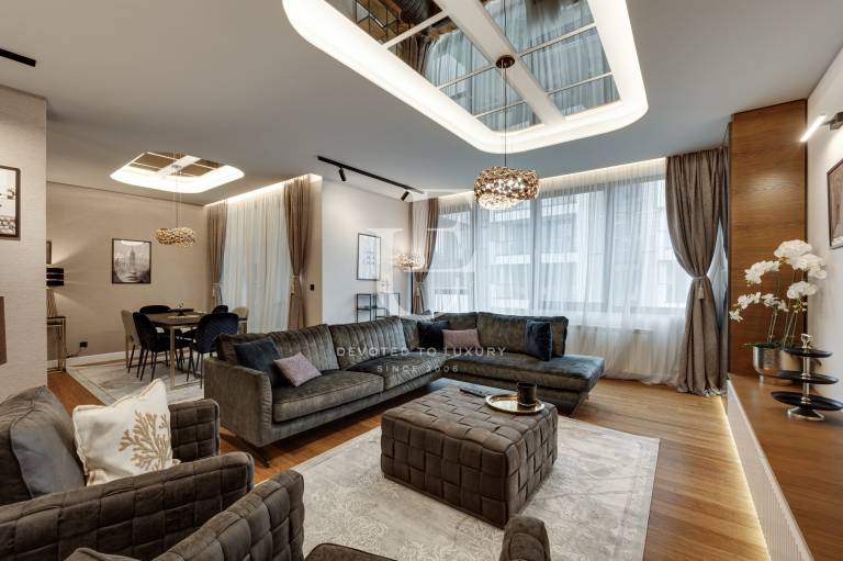 Designer apartment with three bedrooms in the Sofia Land complex