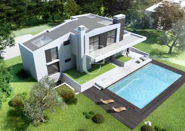 Modern detached house with a sea view in Kassandra, Halkidiki