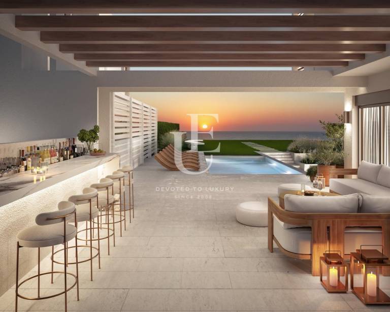 A house with a sea view next to Sane
