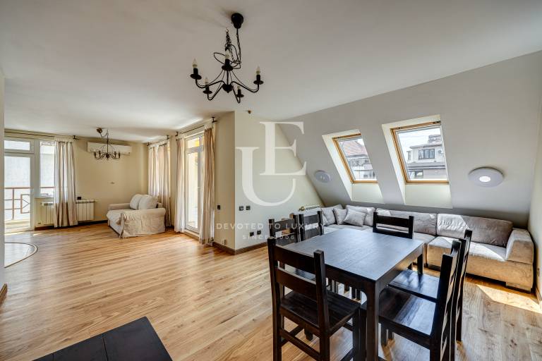 Two bedroom apartment with a large terrace for rent