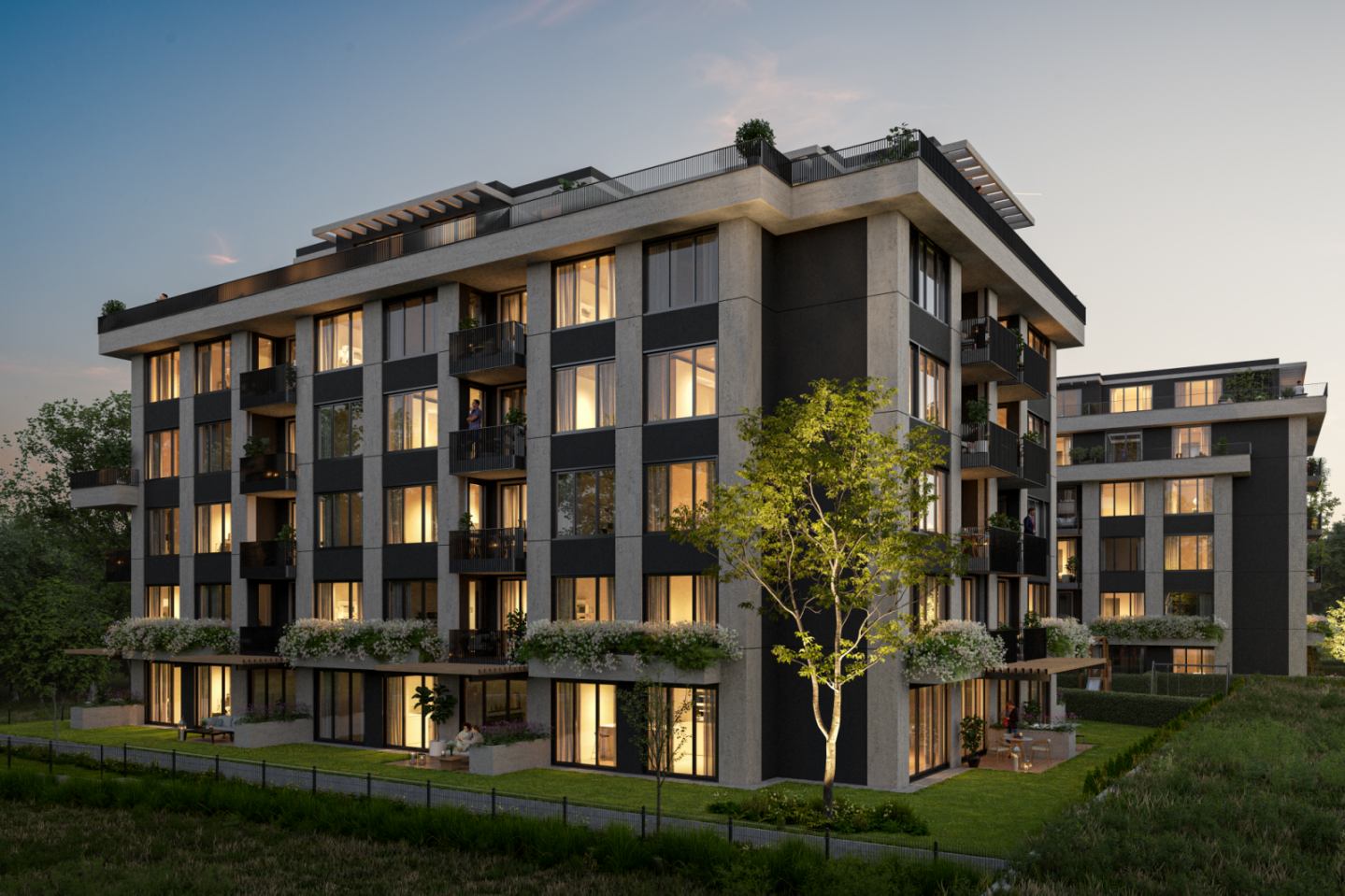 Просторен необзаведен апартамент с две спални в South End