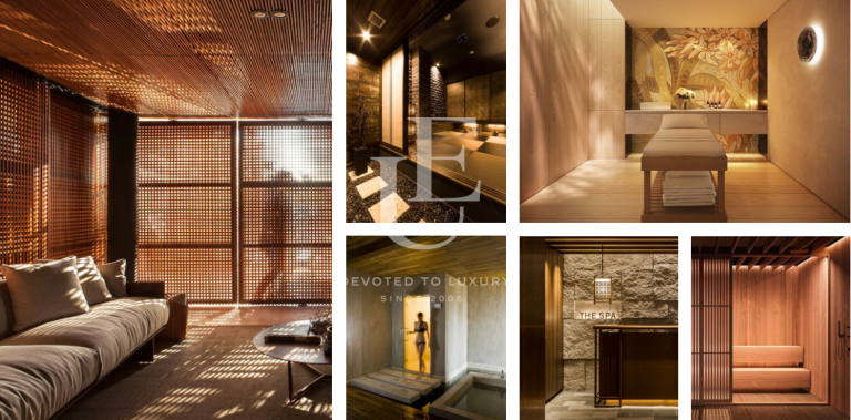 Luxury spa center in a new boutique building