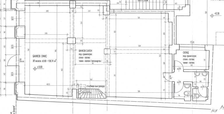 Магазин, банков офис на бул. Дондуков с лице