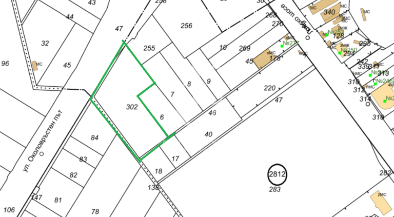 Plot for sale with direct access from the ring road