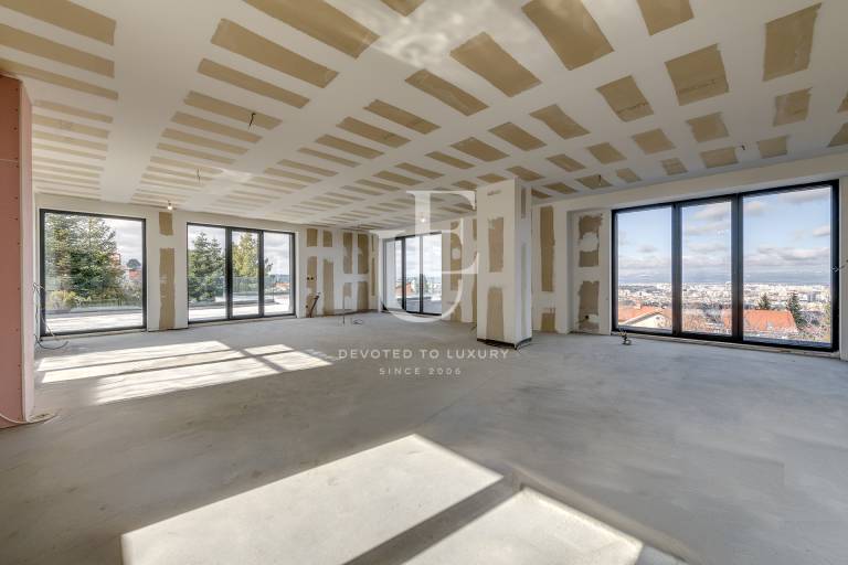 Penthouse for sale with views of Sofia in Boyana district