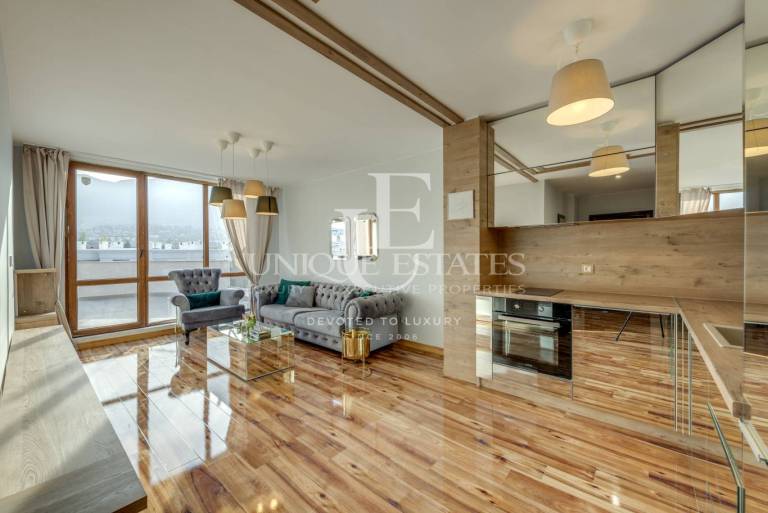 Разкошен 2-стаен апартамент под наем с уникални гледки към Витоша