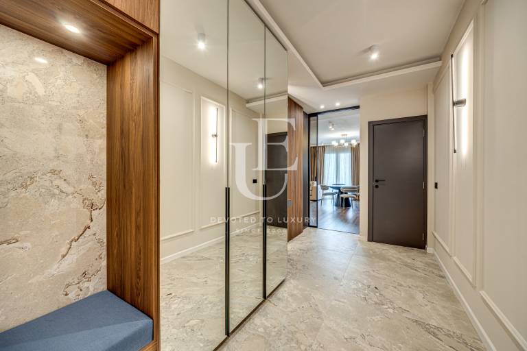 Тристаен дизайнерски апартамент под наем в Манастирски ливади