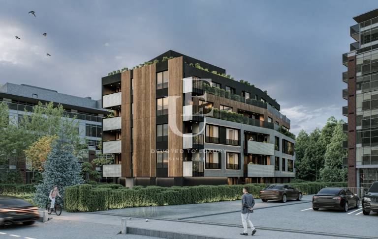 Елегантен двустаен апартамент с паркомясто на „Симеоновско шосе"