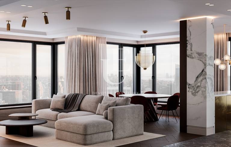 Exclusive Three-Bedroom Luxury Apartment in Smart Tower