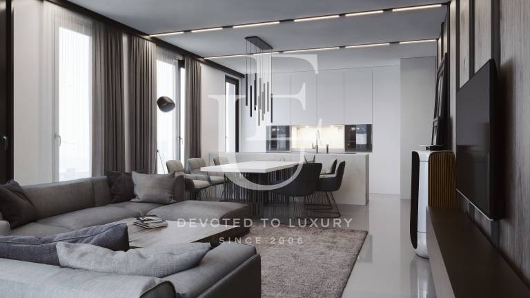 Elegant two-bedroom apartment with panoramic views 