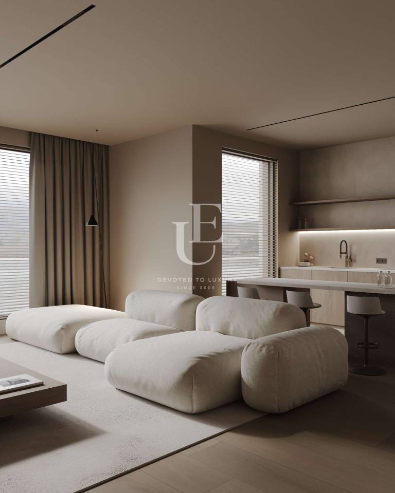 Two-bedroom apartment in a newly built building for sale