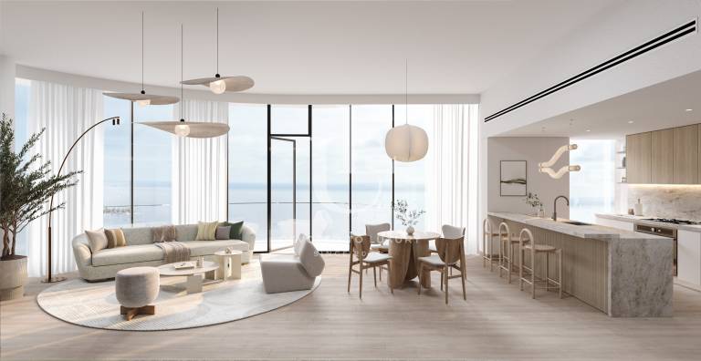 Уникален апартамент с красива панорама в Дубай