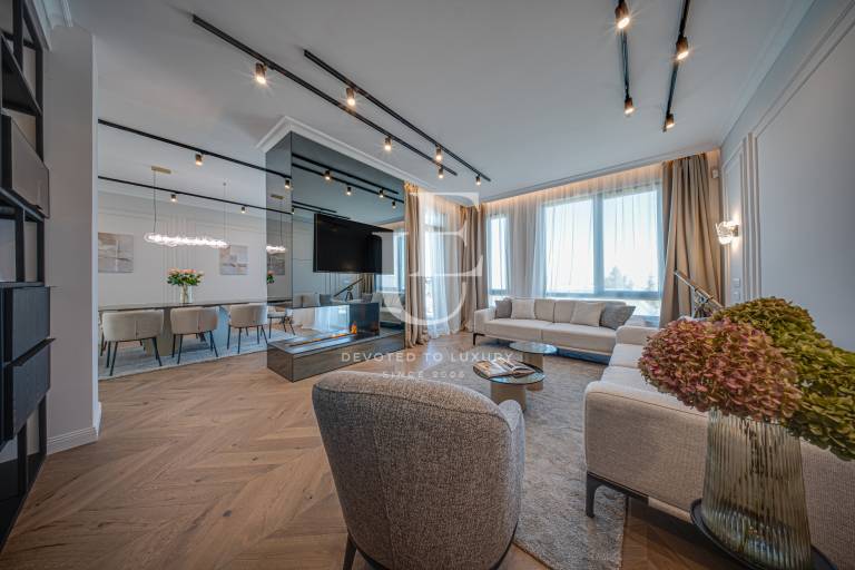 Нова, луксозна къща под наем в затворен комплекс в кв.Драгалевци